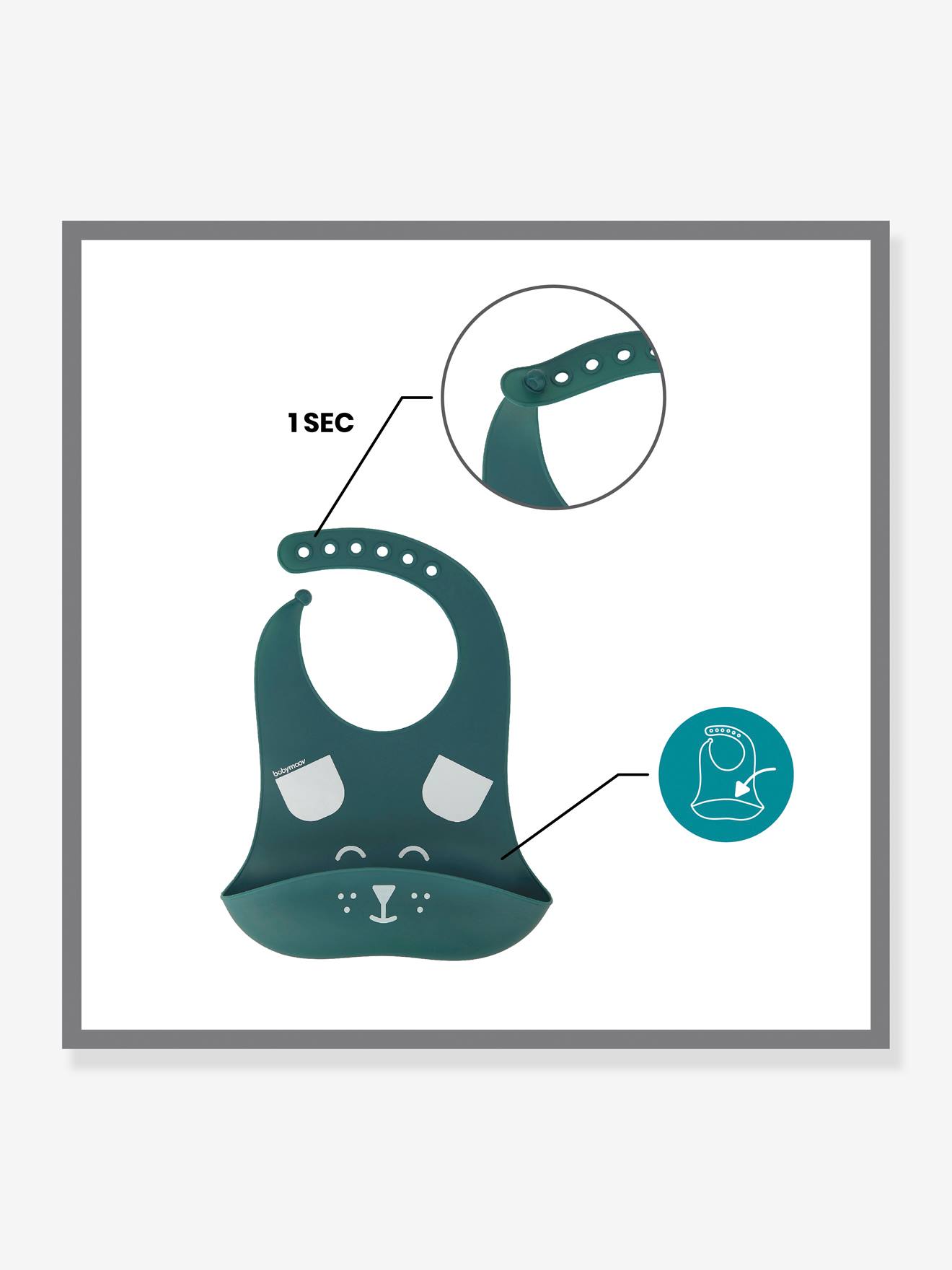 Kit repas silicone BABYMOOV First’Isy beige (renard)