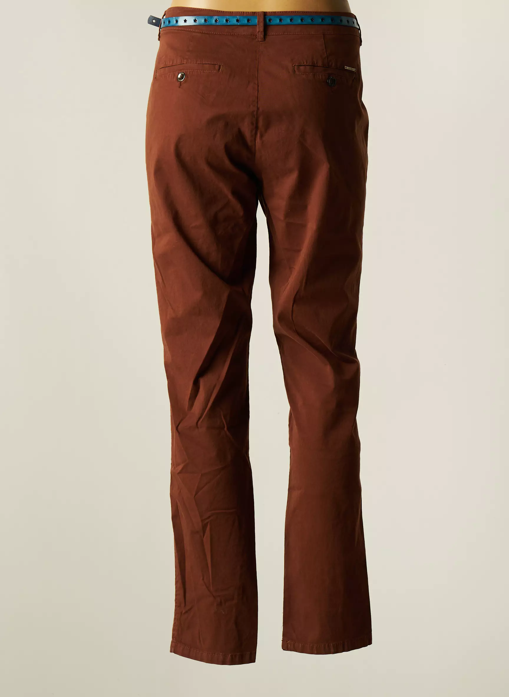 Voodoo Pantalons Chino Femme couleur marron