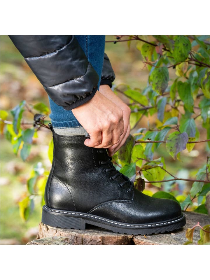 palado Schnürstiefeletten in Schwarz günstig kaufen