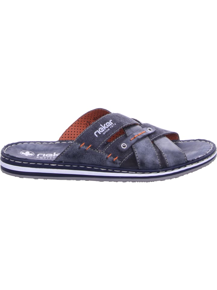 rieker Pantolette in blau günstig kaufen