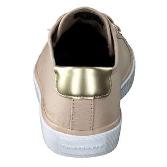 Tommy Hilfiger Lace Up Vulc Sneaker in beige