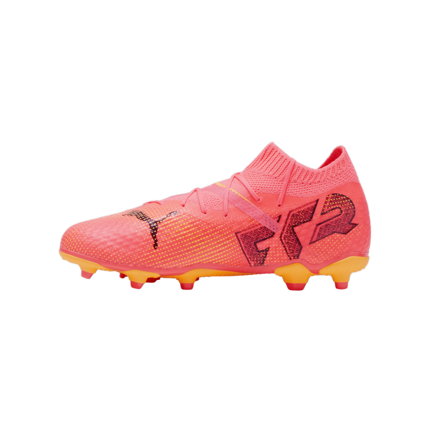PUMA FUTURE 7 Pro FG/AG Jr Kids Rosa Schwarz F03