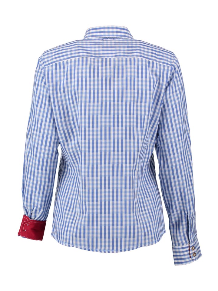 OS-Trachten Trachtenbluse Prigmi in hellblau/bleu günstig kaufen