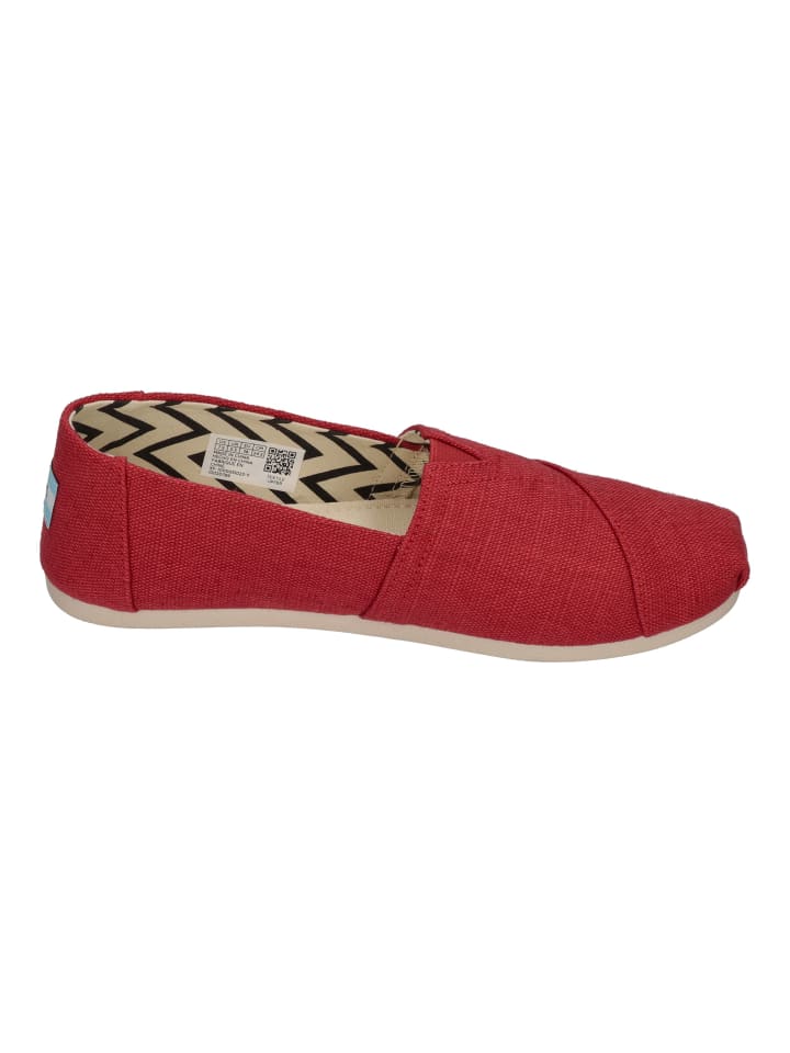 TOMS Espadrilles ALPARGATA in rot günstig kaufen