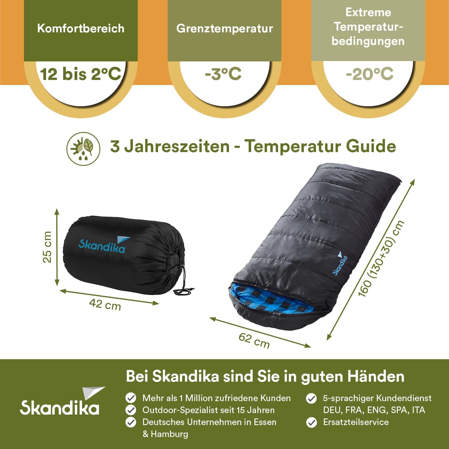 Skandika Dundee Junior Schlafsack