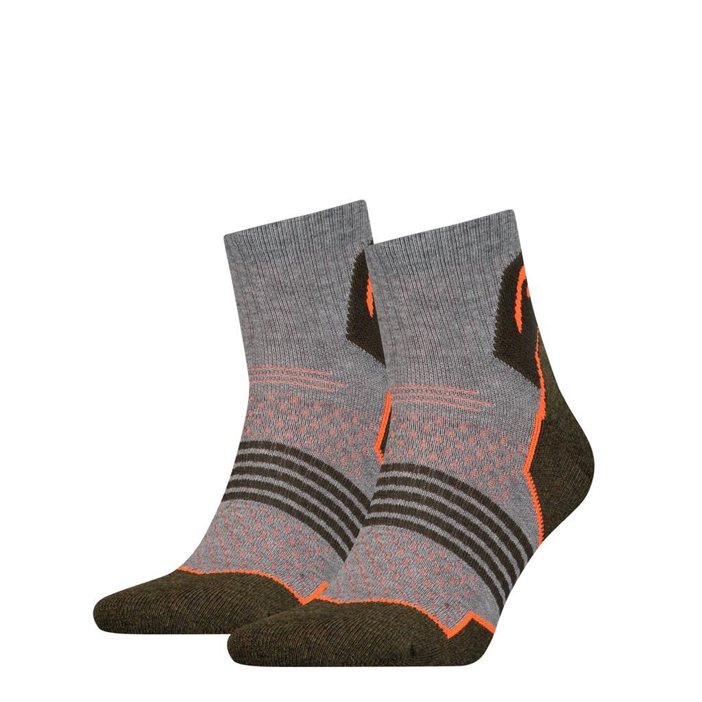 HEAD 6 paar Hiking Crew Grey/Blue Wandersocken