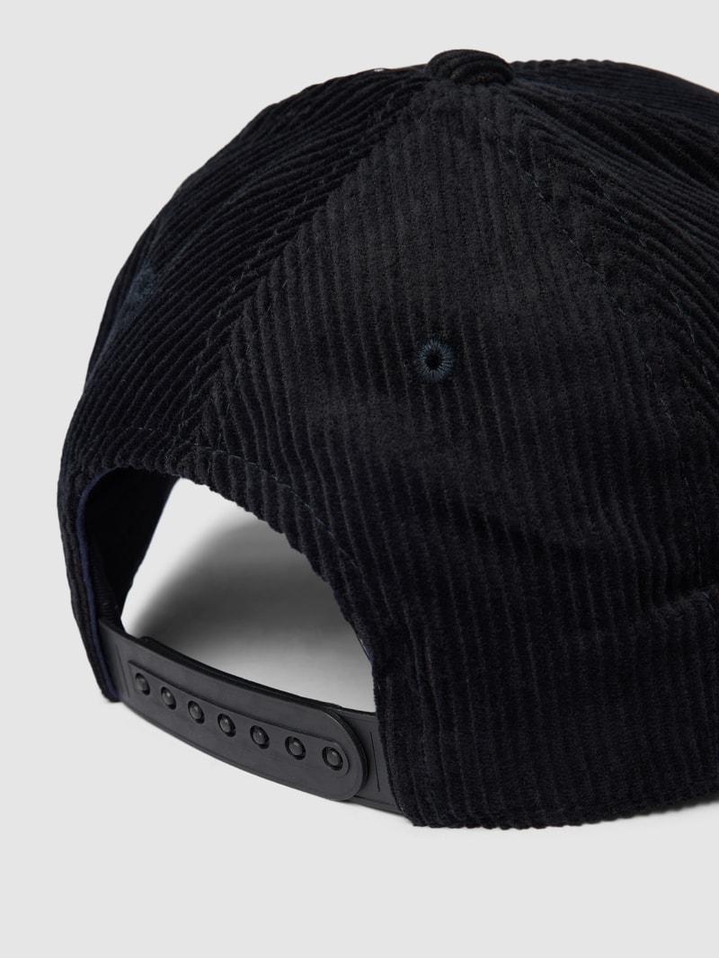 Basecap in Cord-Optik in schwarz