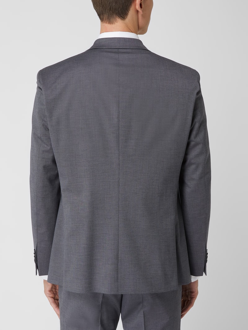 Modern Fit 2-Knopf-Sakko mit Stretch-Anteil Modell 'Grant' in anthrazit