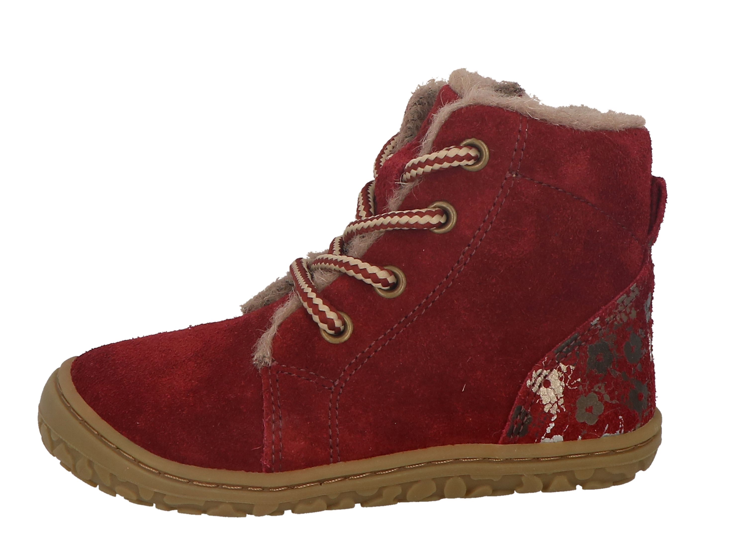 Lurchi Lauflernschuh Nurdi Barefoot - bordo