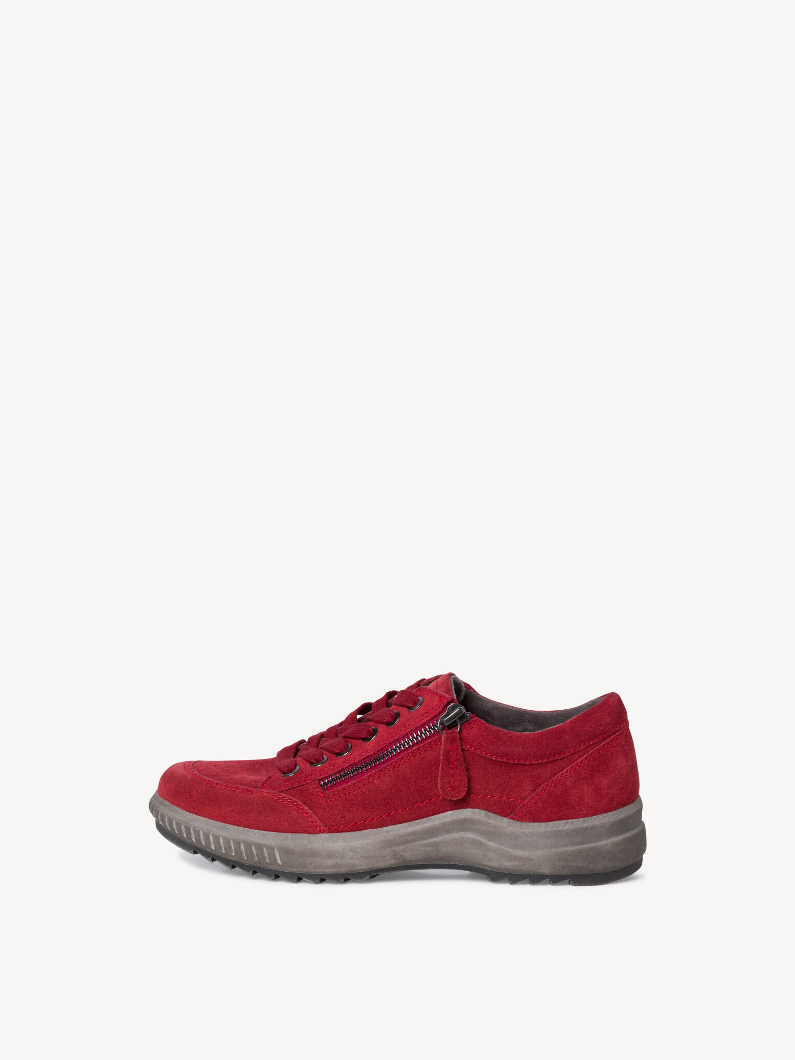 Derbie en cuir - rouge