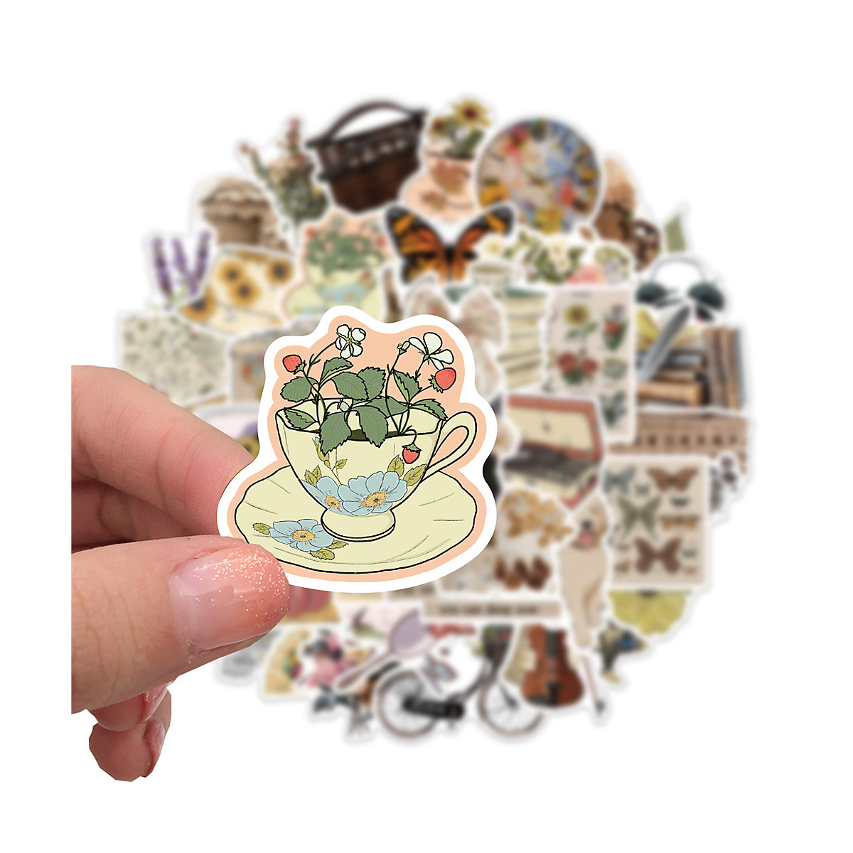 Vintage Aufkleber Sticker für Kinder