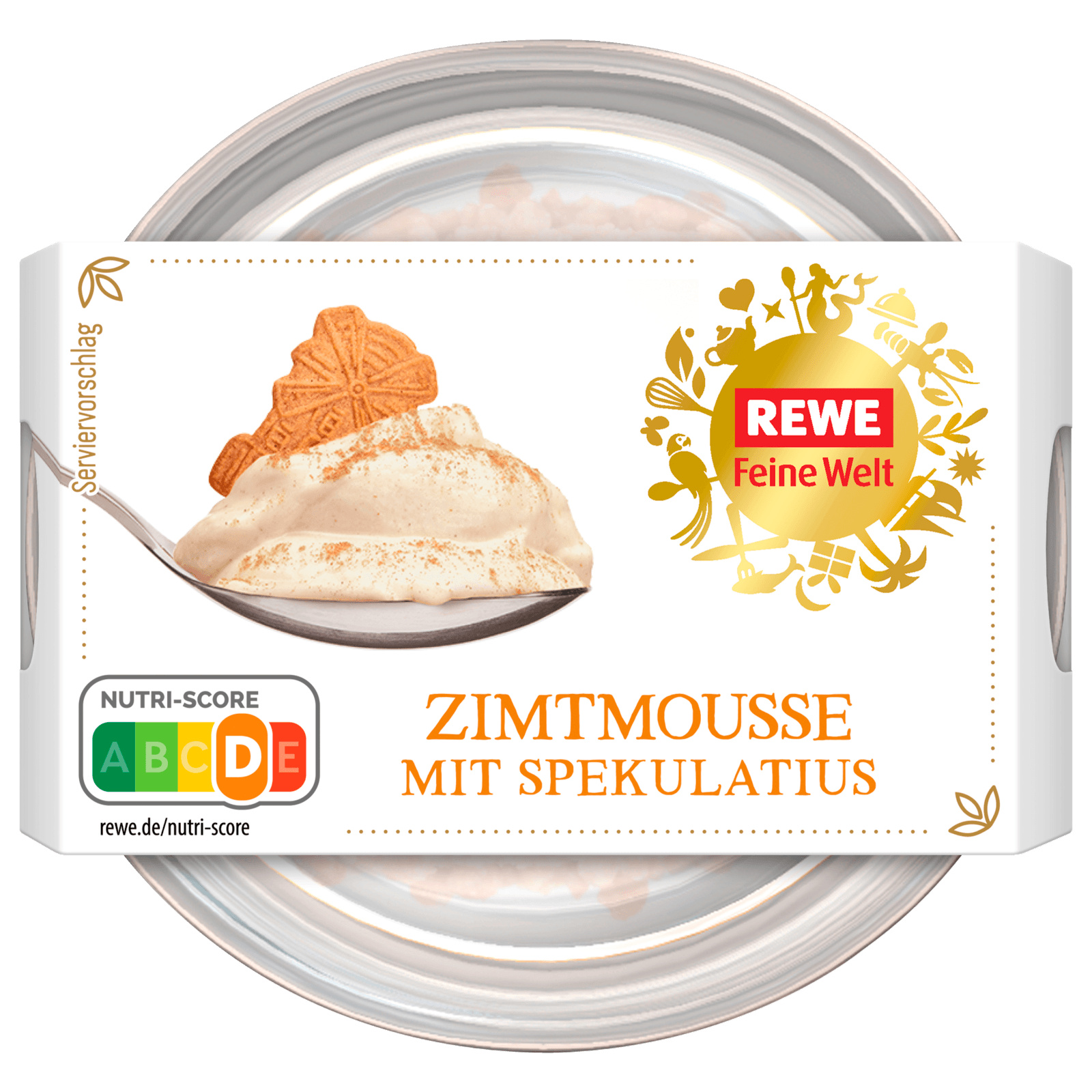 REWE Feine Welt Zimtmousse mit Spekulatius 80g