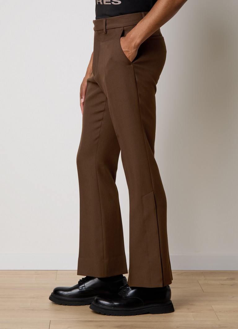 Pantaloni AMIRI din lână cu croială slim și buzunare laterale