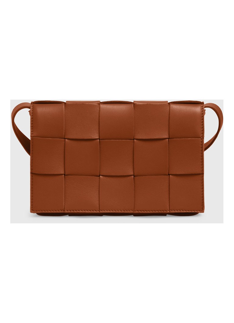 Τσάντα χιαστί από δέρμα αρνιού Bottega Veneta Cassette