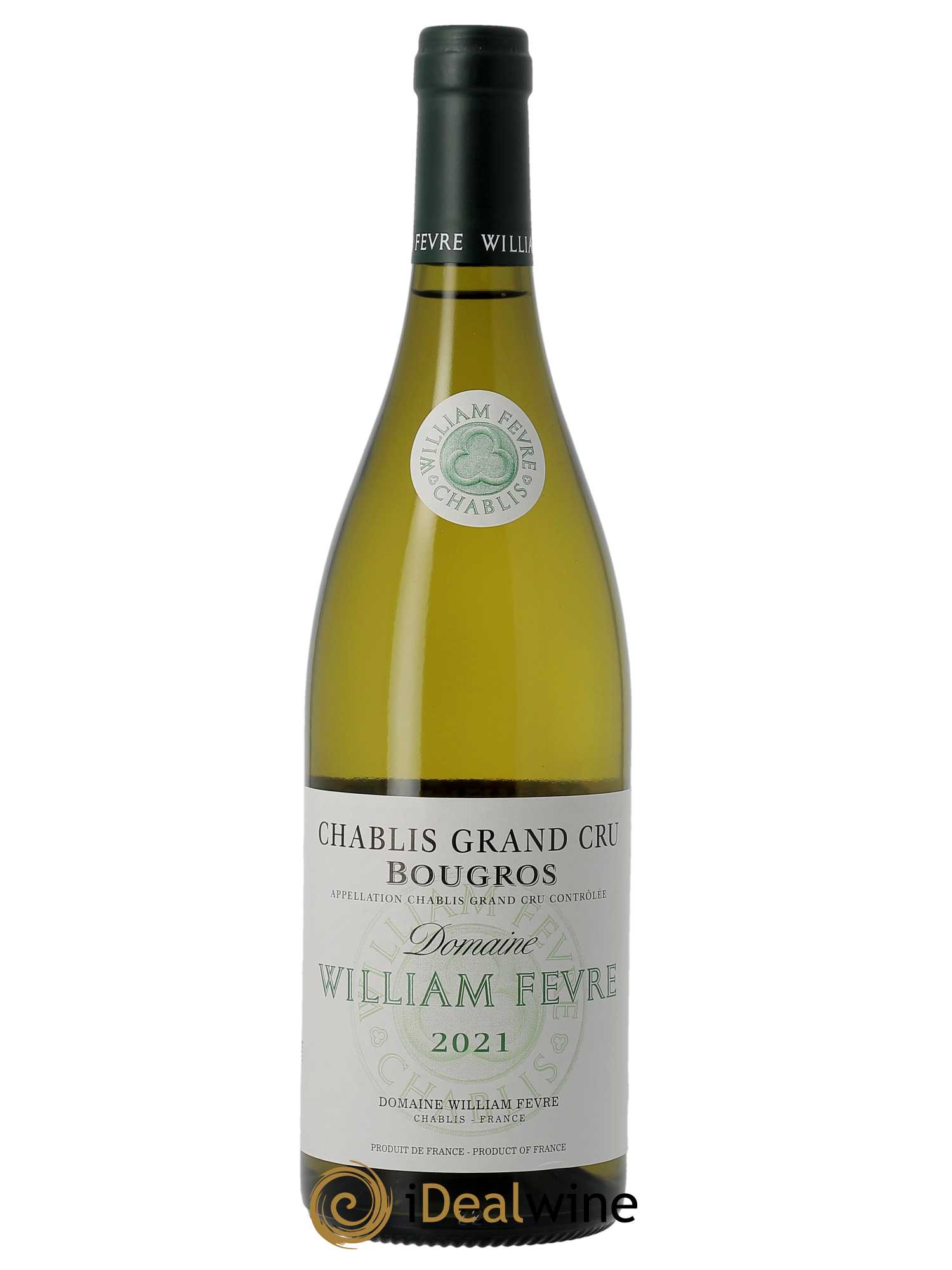 Chablis Grand Cru Bougros William Fèvre (Domaine) (CBO à partir de 6 BTS) 2021 - Lot de 1 Bouteille