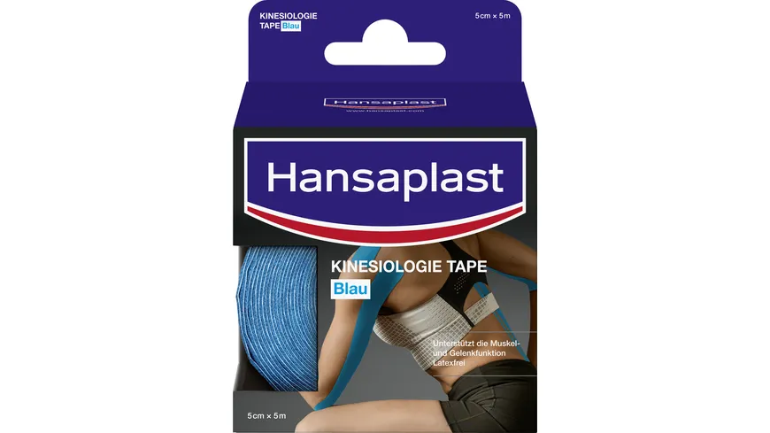 Hansaplast Kinesiologie Tape Blau 5 m