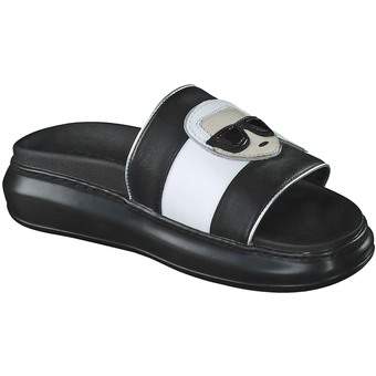 Karl Lagerfeld Kapri Karl Ikonic Slide in schwarz