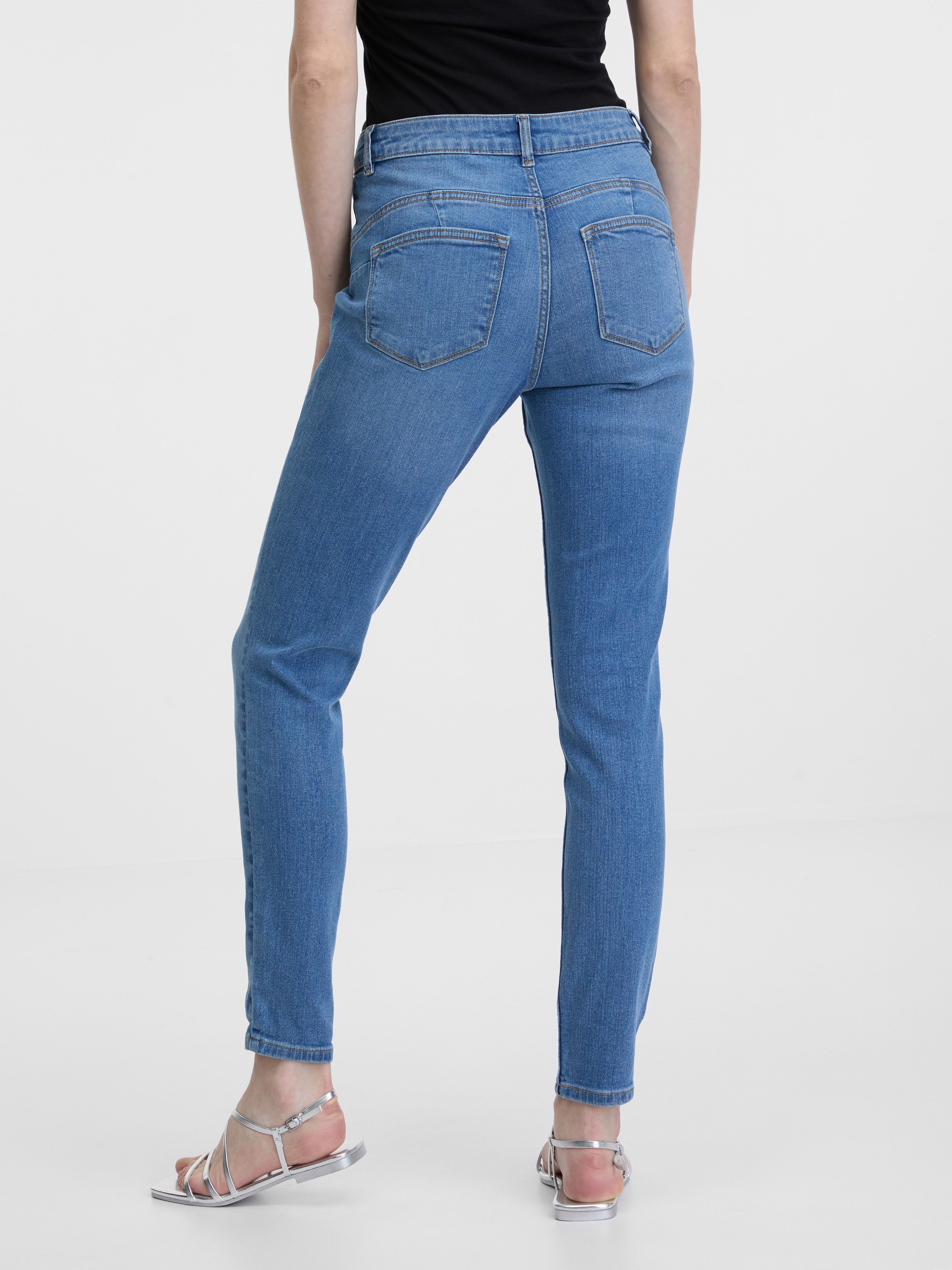 Hellblaue Skinny Damenjeans ORSAY