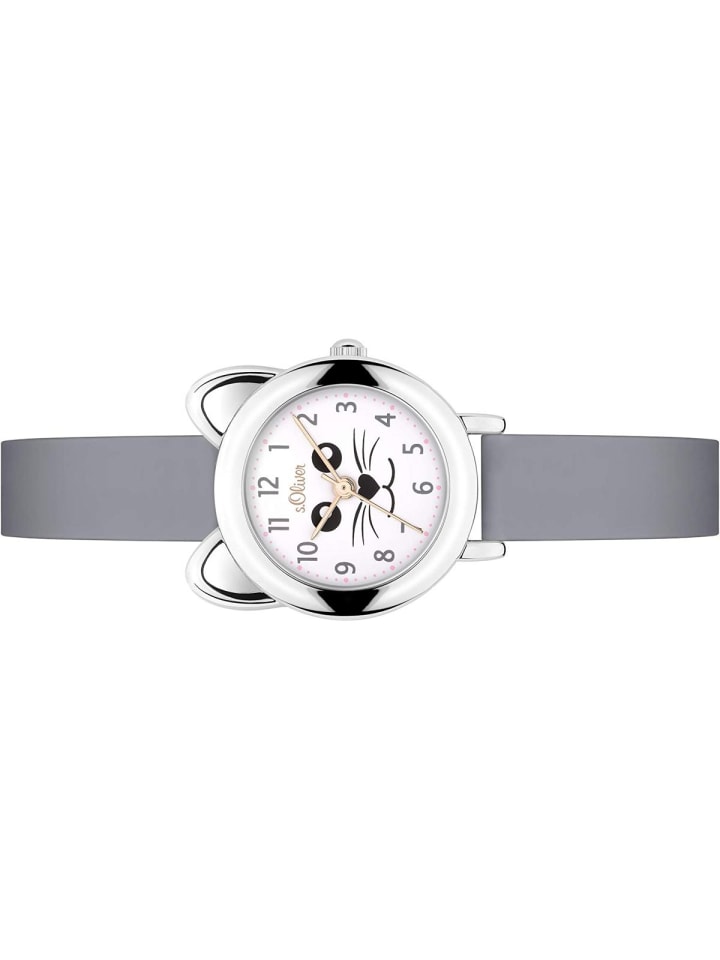 s.Oliver Quarzuhr SO-4319-PQ in Silber günstig kaufen onesize