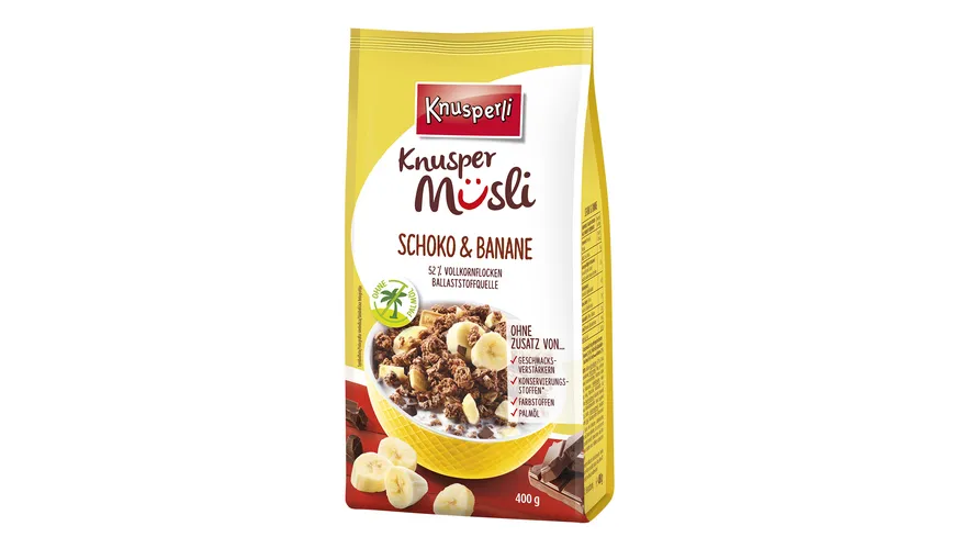 Knusperli Knuspermüsli Schoko & Banane 400 g