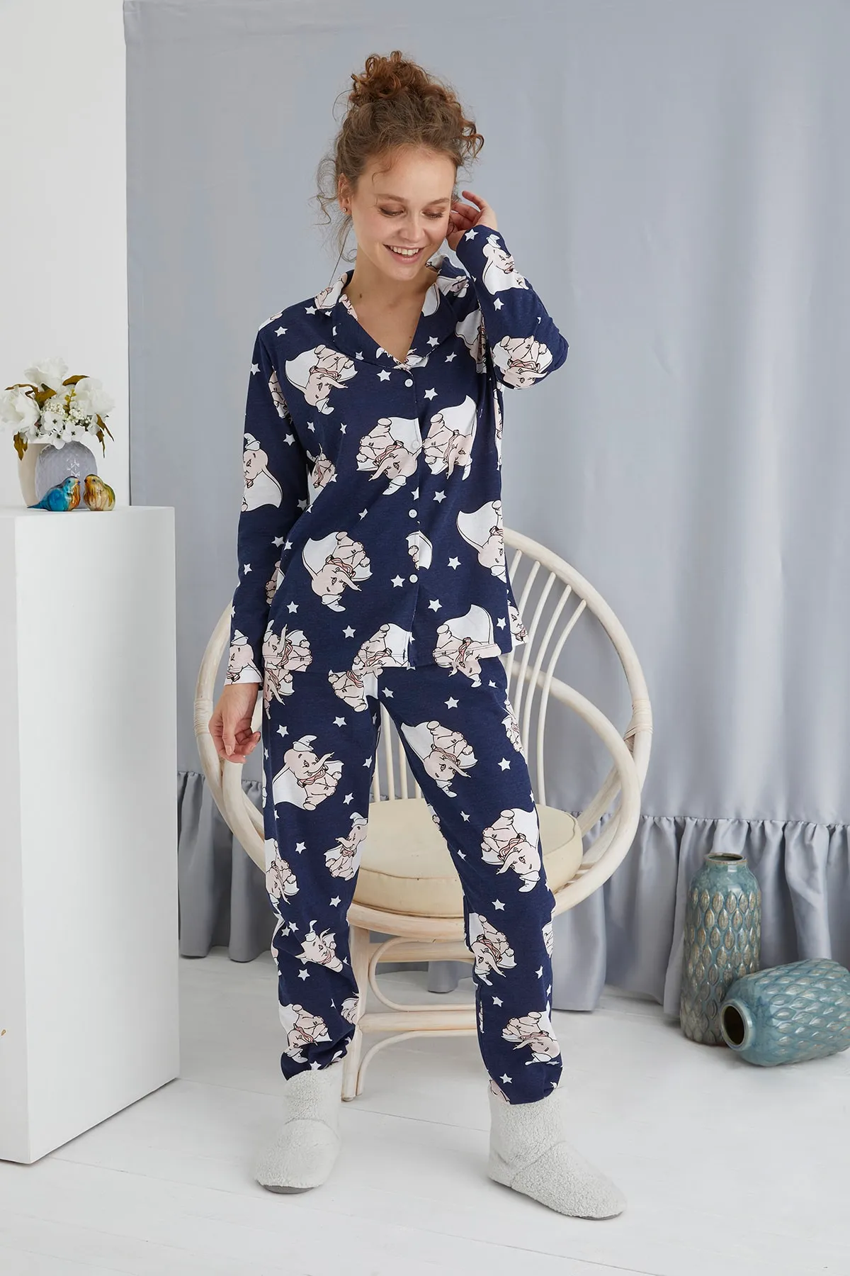 STRAWBERRY  Pyjama-Set mit Knöpfen