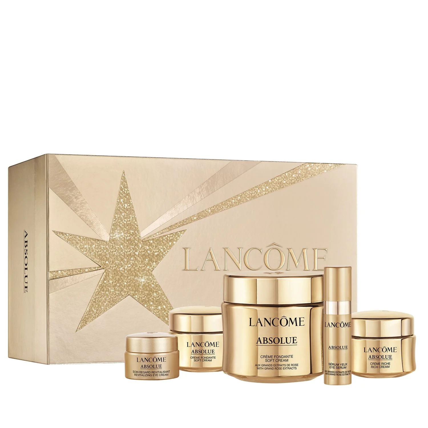 Absolue Crème Fondante - Antirynkesett, 24-timers antirynkebehandling, 24-timers lysnende behandling, regenererende behandling