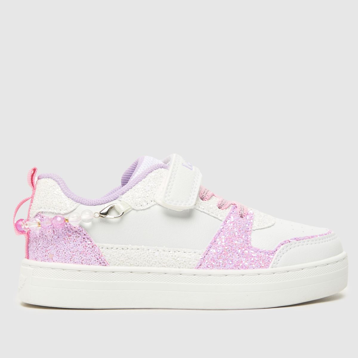 Lelli Kelly vita & lila gioiello flickor juniorsneakers