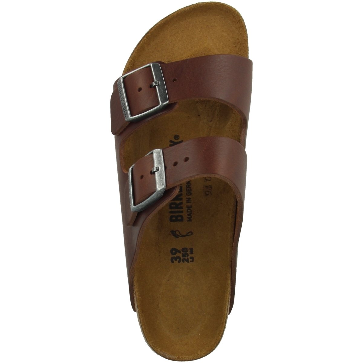 Birkenstock Arizona Naturleder Normal Sandale braun