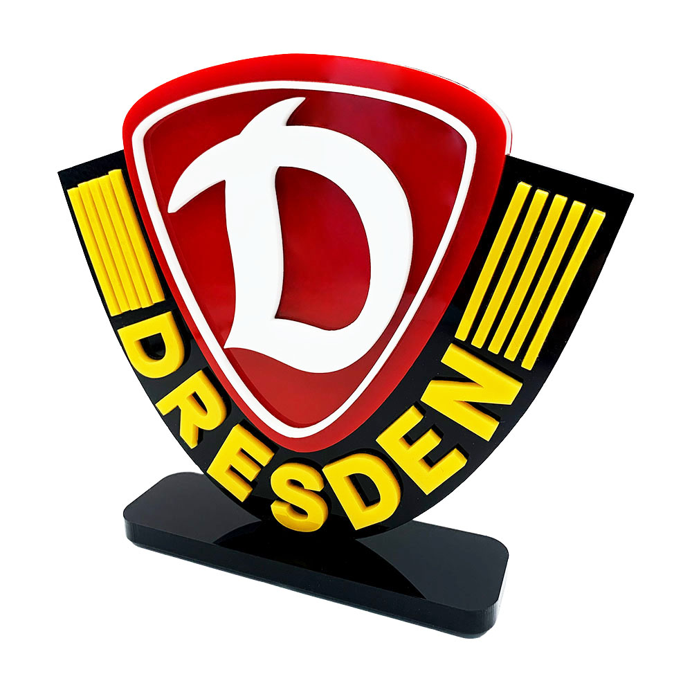 Aufsteller DYNAMO Wappen 3D
