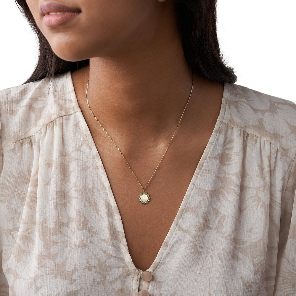 Fossil Chaînette Acier inoxydable collier