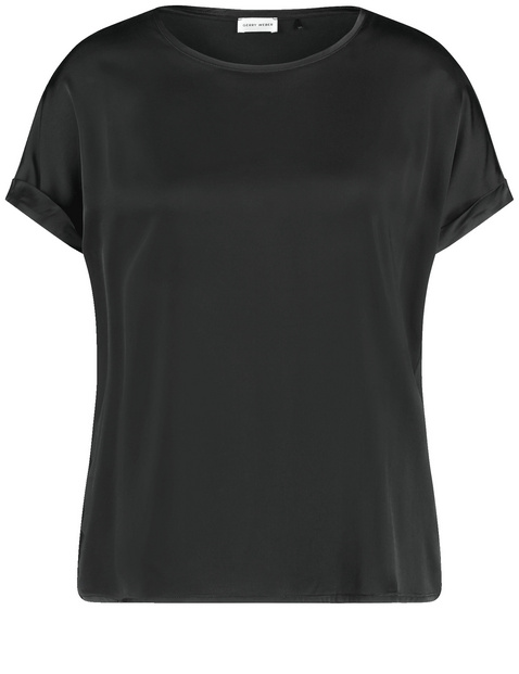 Kurzarmshirt mit Material-Patch