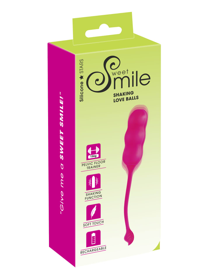 Sweet Smile Liebeskugeln Shaking Love Balls in pink günstig kaufen 21 cm