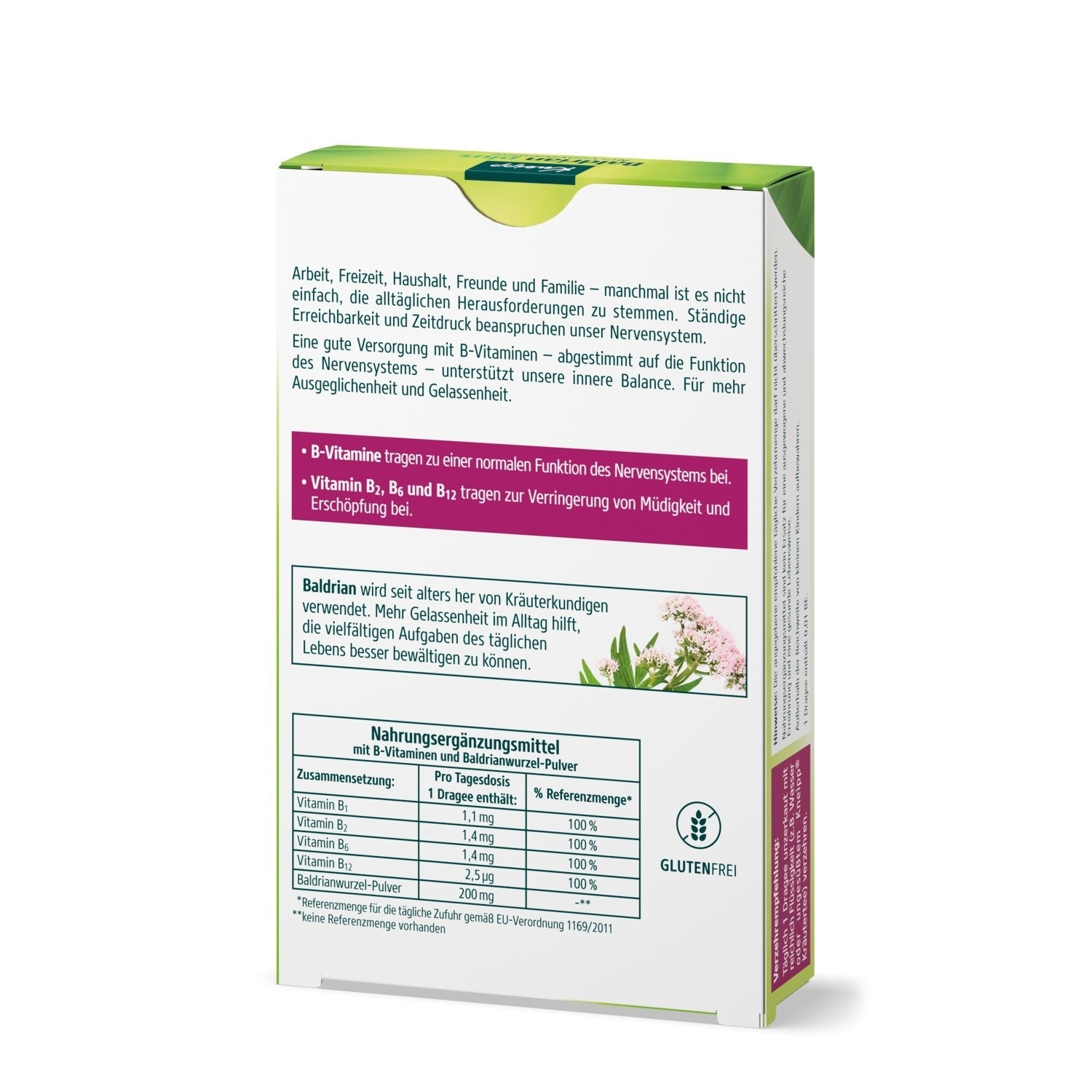 Baldrian Plus Nervenvitamine