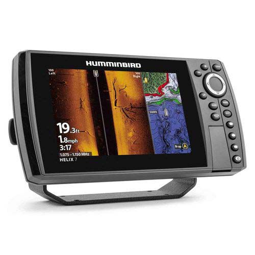 Humminbird Helix 7 G4N Chirp + Mega SI Fishfinder, TA and Temperature Transducer