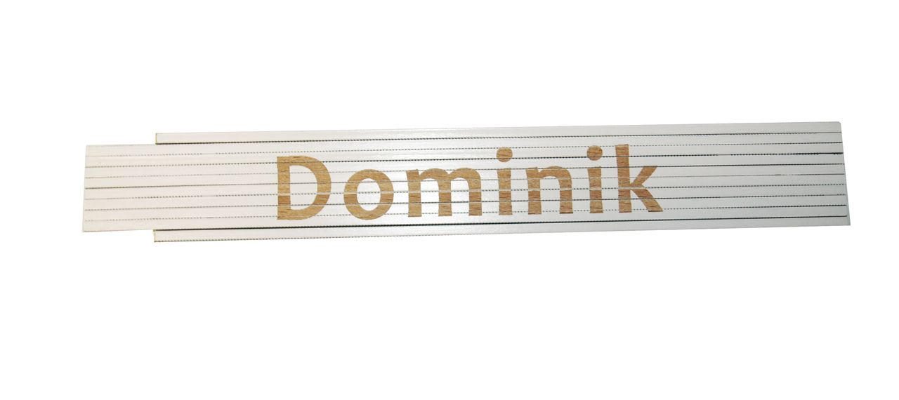 Heka Werkzeuge GmbH Meterstab weiß Dominik