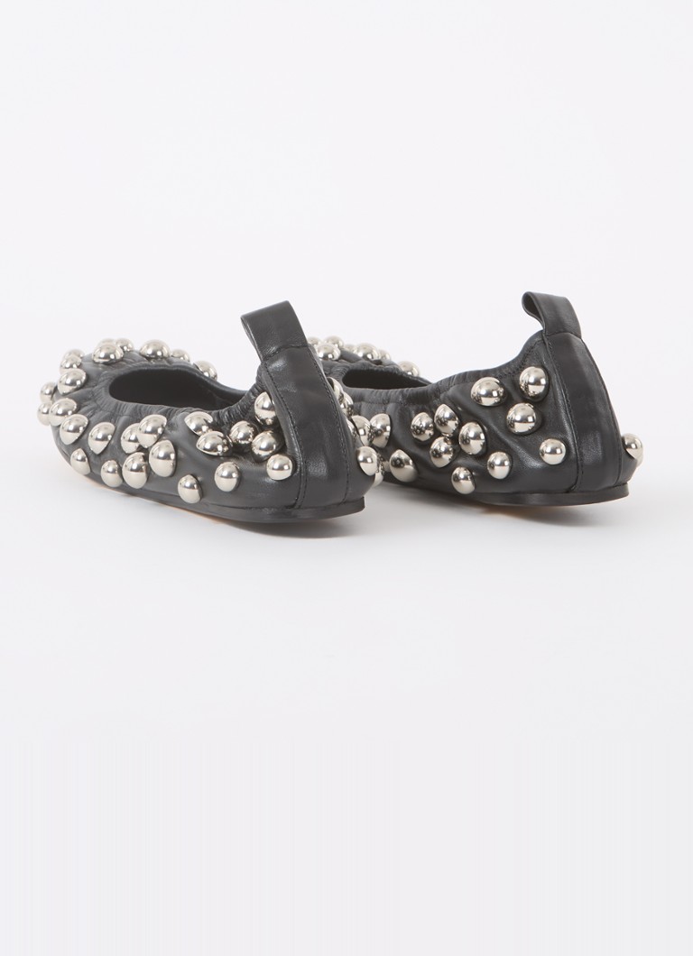 Isabel Marant Lambskin Ballerina with studs