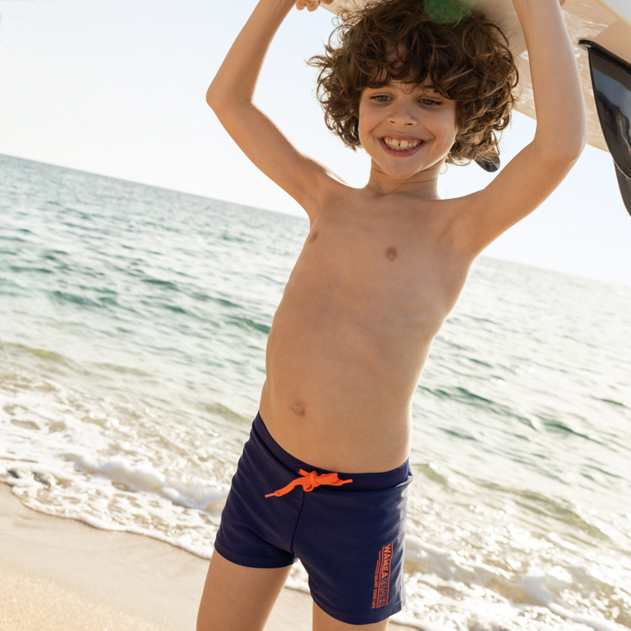 Boxer de bain bleu marine garçon | La Halle