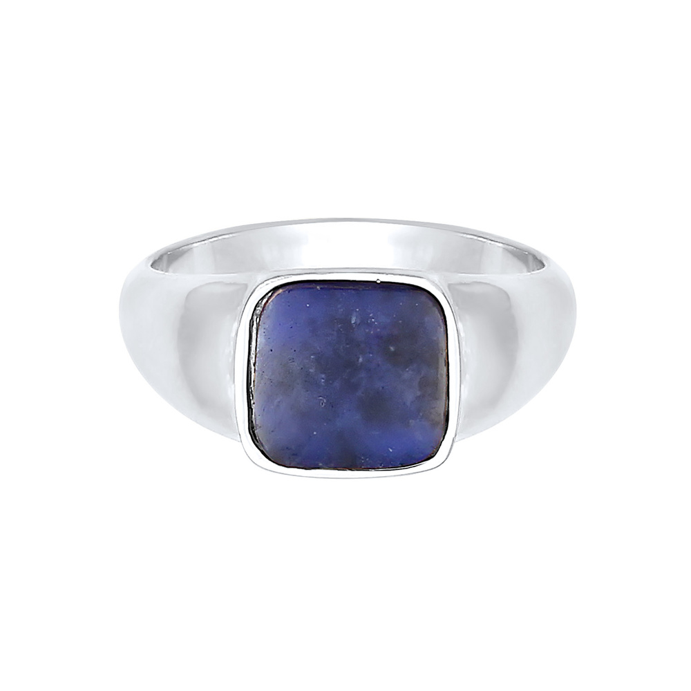 Elli PREMIUM Elli PREMIUM Bague Bague sceau Sodalite Carré Classique Bague