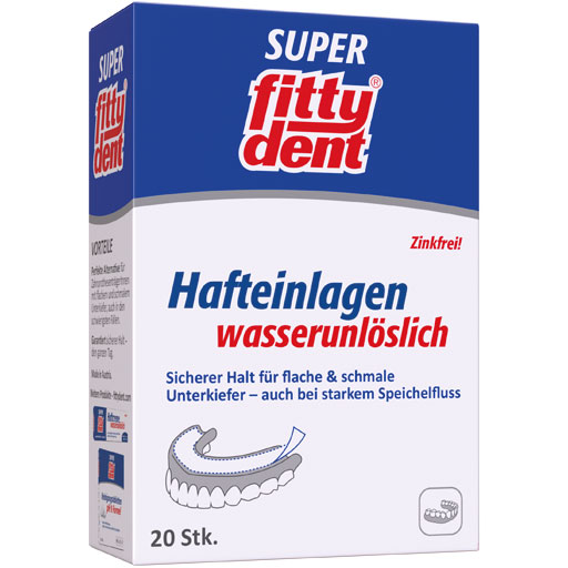 FITTYDENT Super Hafteinlagen Comfort  20 St
