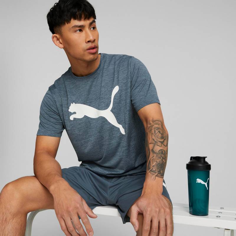 PUMA FAVOURITE HEATHER CAT Funktionsshirt Herren