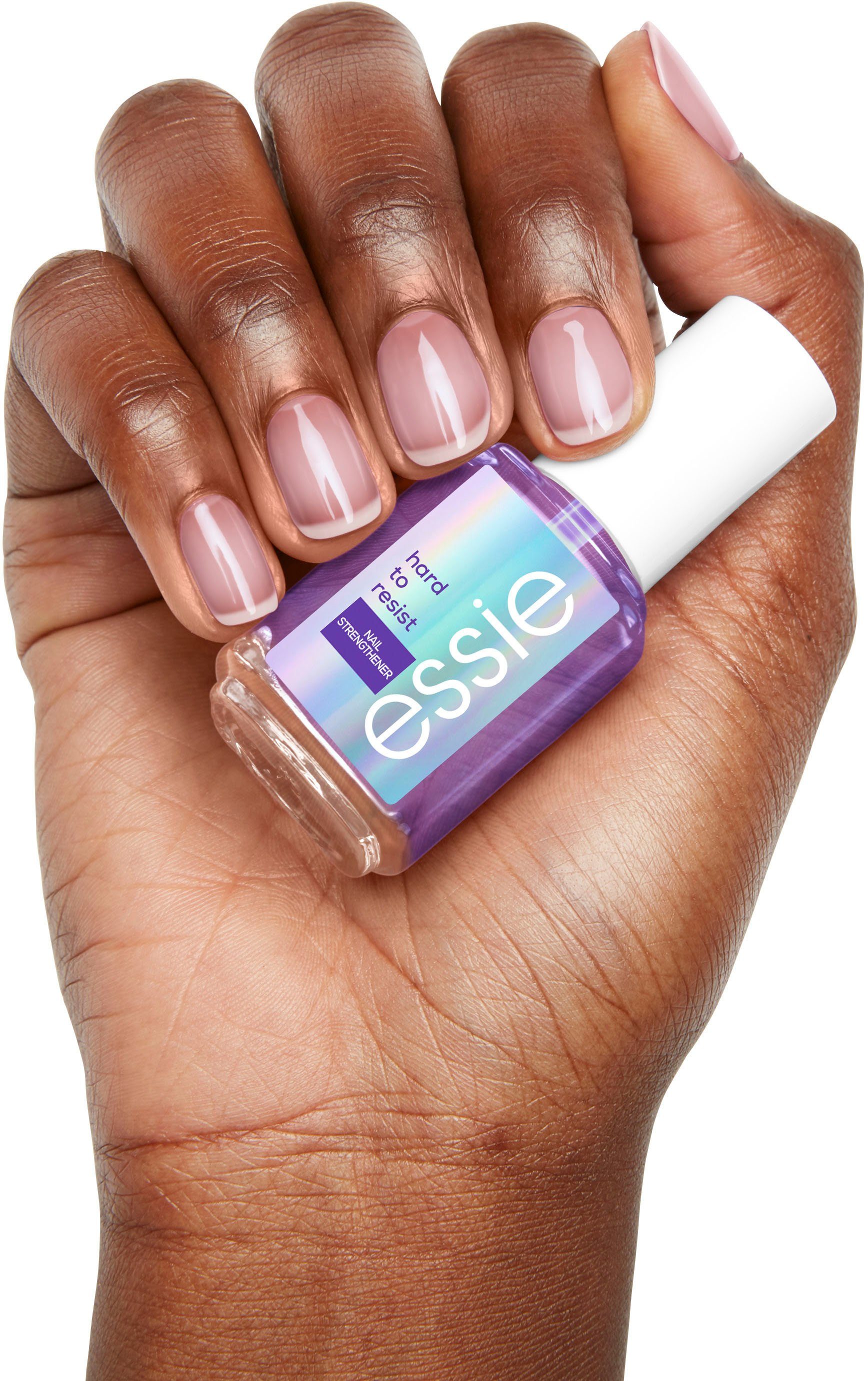 essie Nagelhärter hard to resist, hellt optisch auf