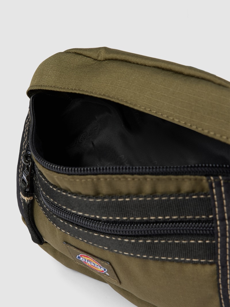 Bauchtasche mit Label-Patch Modell 'ASHVILLE' in khaki