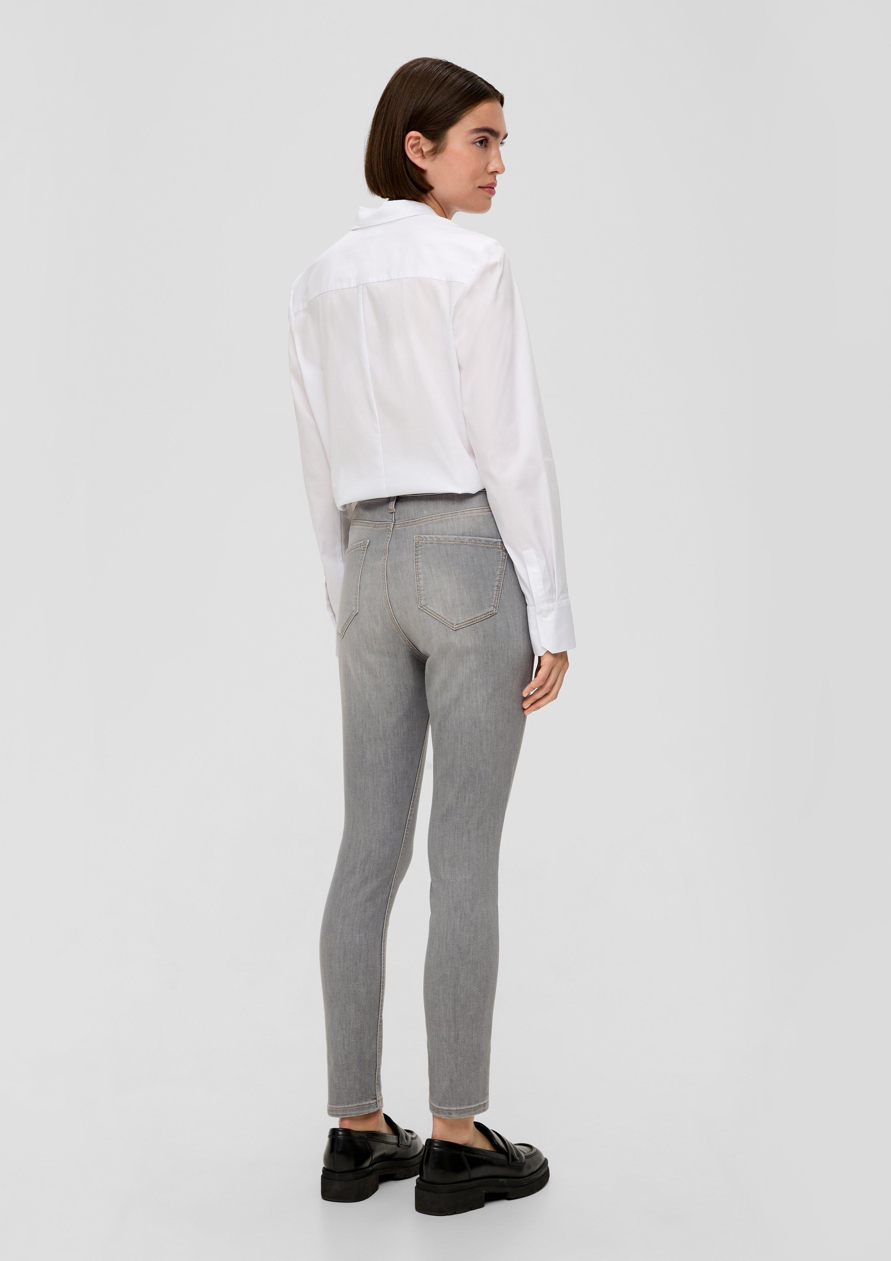 Cropped-Jeans Izabell / Slim Fit / High Rise / Slim Leg    2132216-94Z8