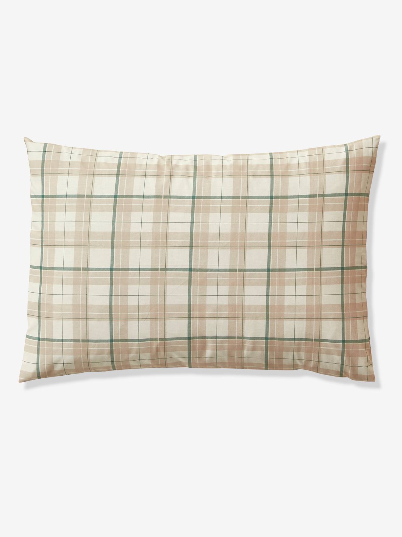 Parure housse de couette + taie d'oreiller enfant DANDY FOX beige