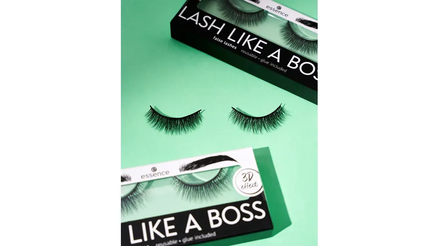 essence LASH LIKE A BOSS false lashes Stunning