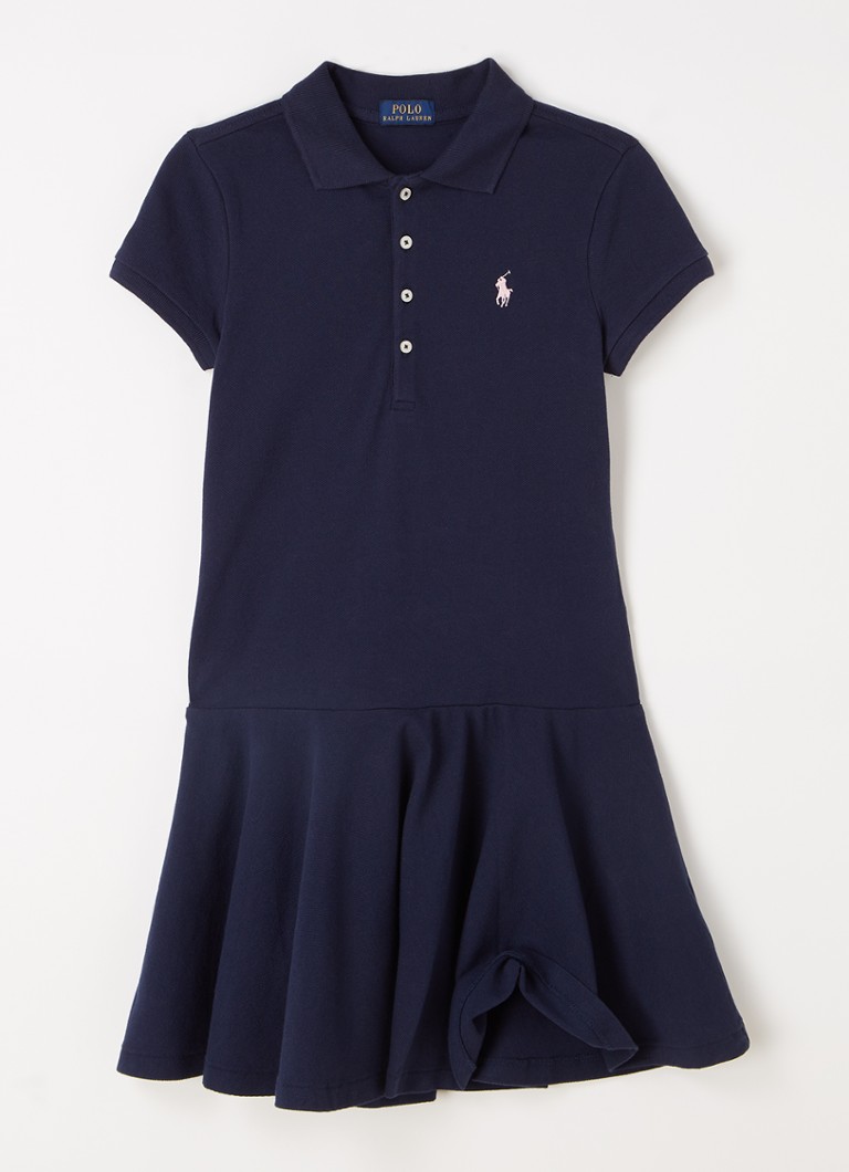 Φόρεμα πόλο Ralph Lauren Pique από βαμβάκι