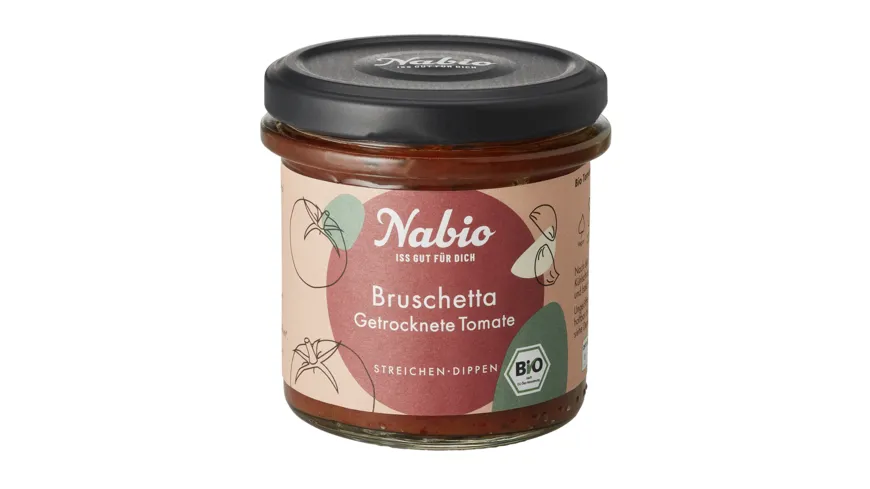 Nabio Bio Aufstrich Bruschetta Tomate 135 g