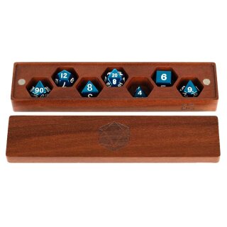 Premium Wood Dice Vault Purple Heart