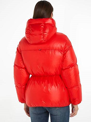 TOMMY HILFIGER Damen Daunenjacke NEW YORK GLOSS PUFFER
