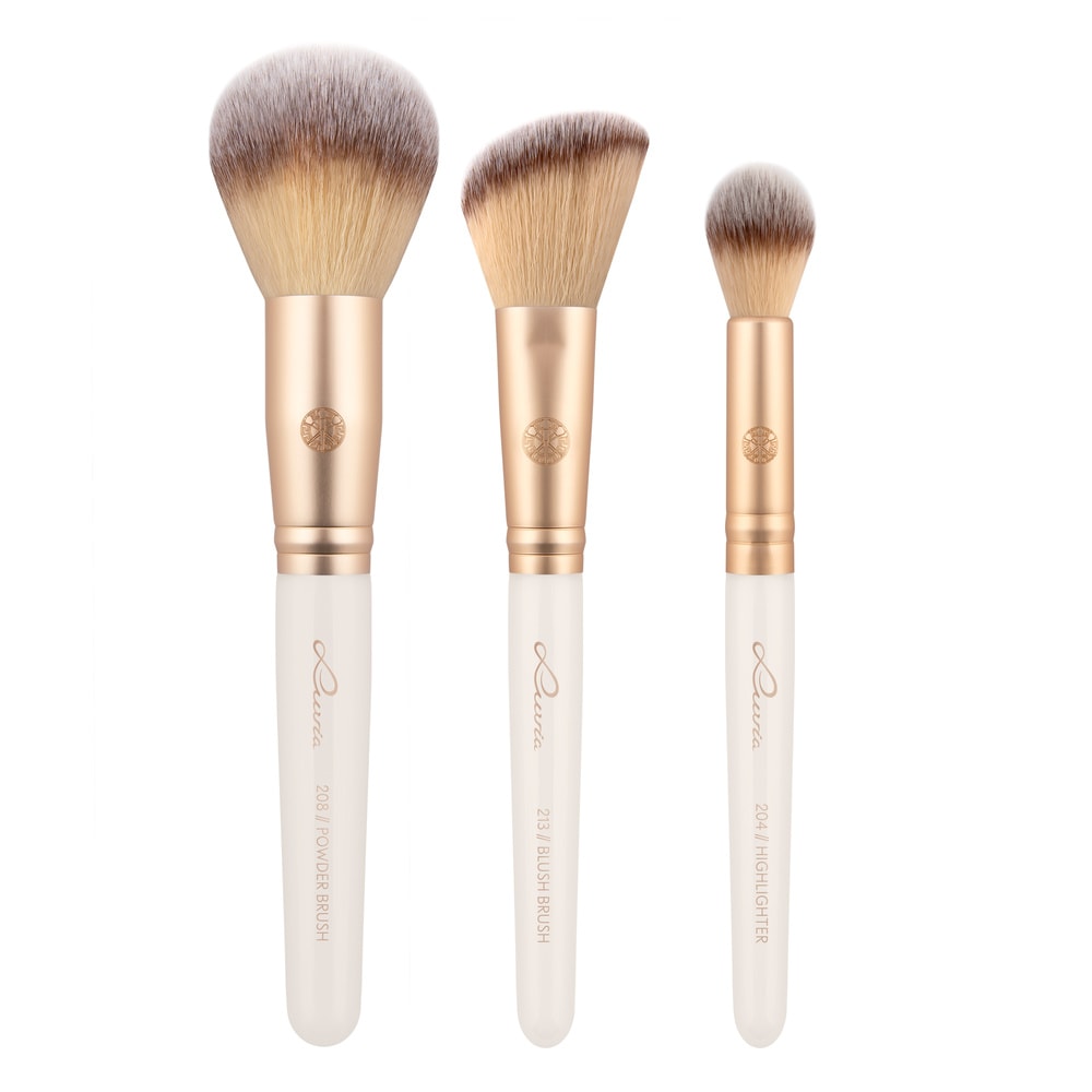 luvia Prime Vegan Champagne Kit de pinceaux de maquillage